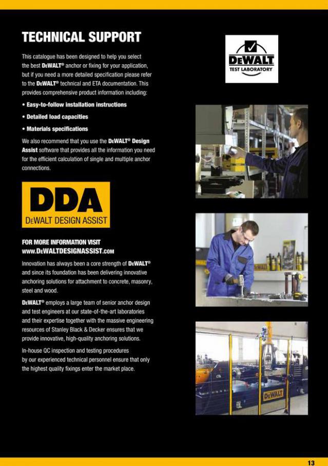 Dewalt Anchors & Fixing Systems. Page 13