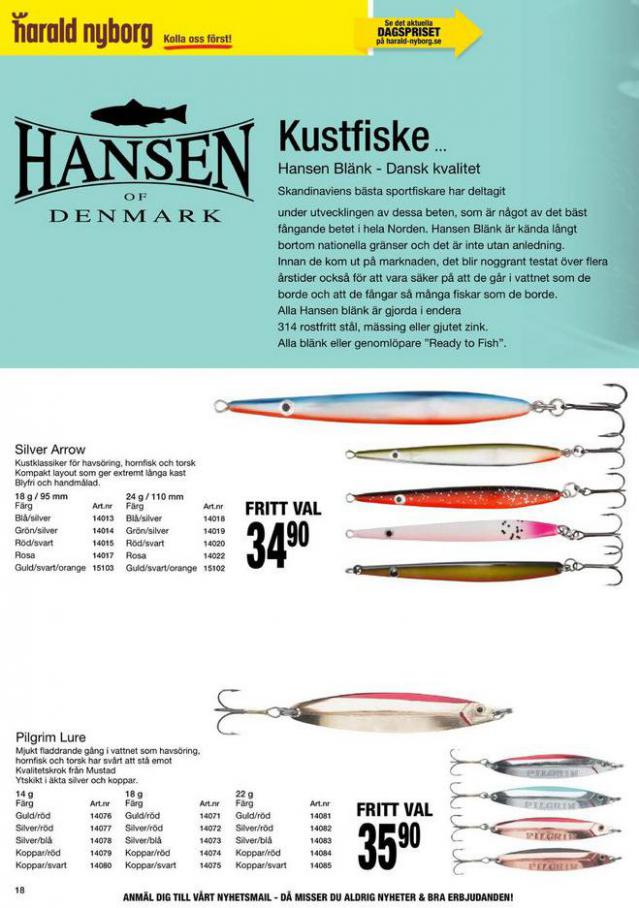  Harald Nyborg Erbjudande Fiske 2021 . Page 18