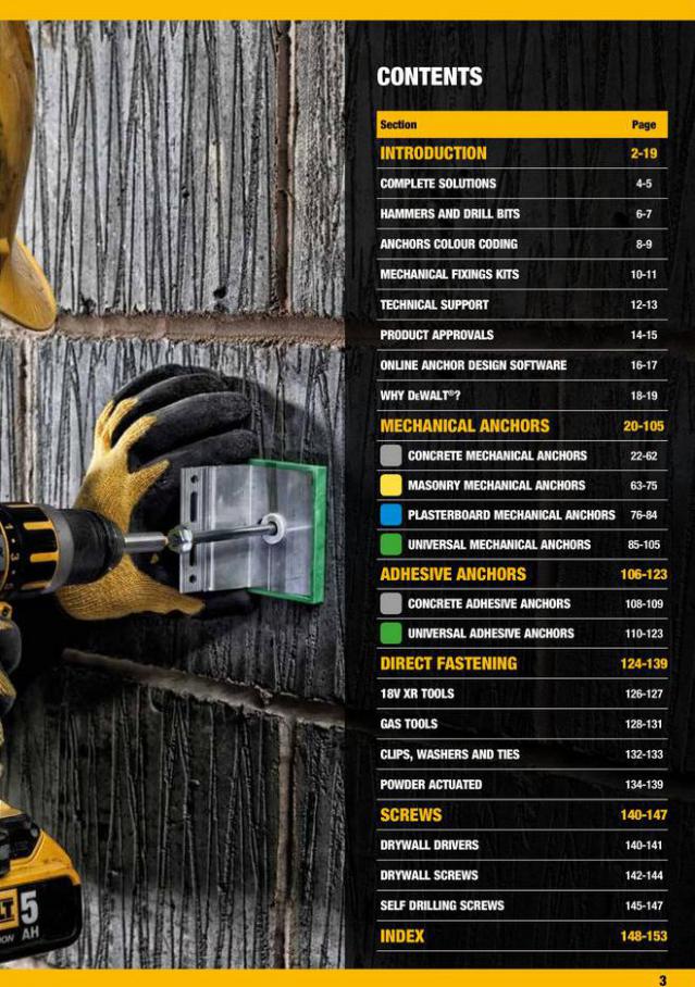 Dewalt Anchors & Fixing Systems. Page 3