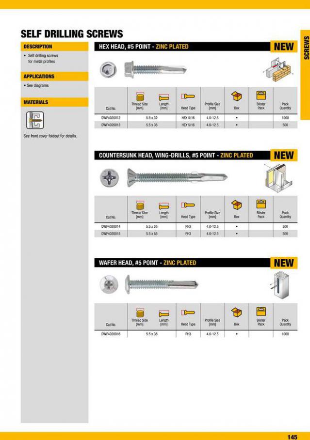 Dewalt Anchors & Fixing Systems. Page 145