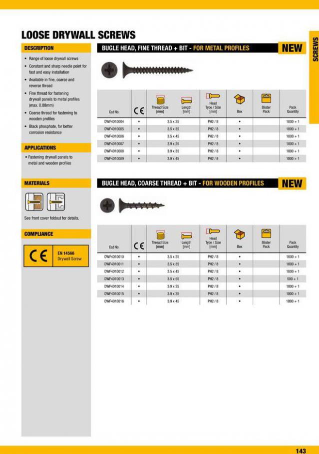 Dewalt Anchors & Fixing Systems. Page 143