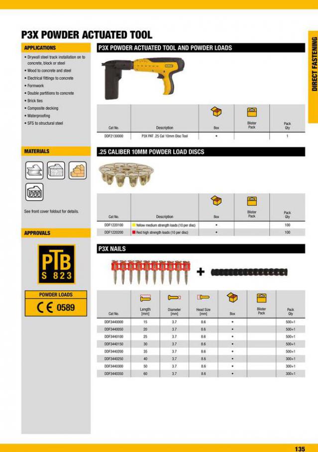 Dewalt Anchors & Fixing Systems. Page 135
