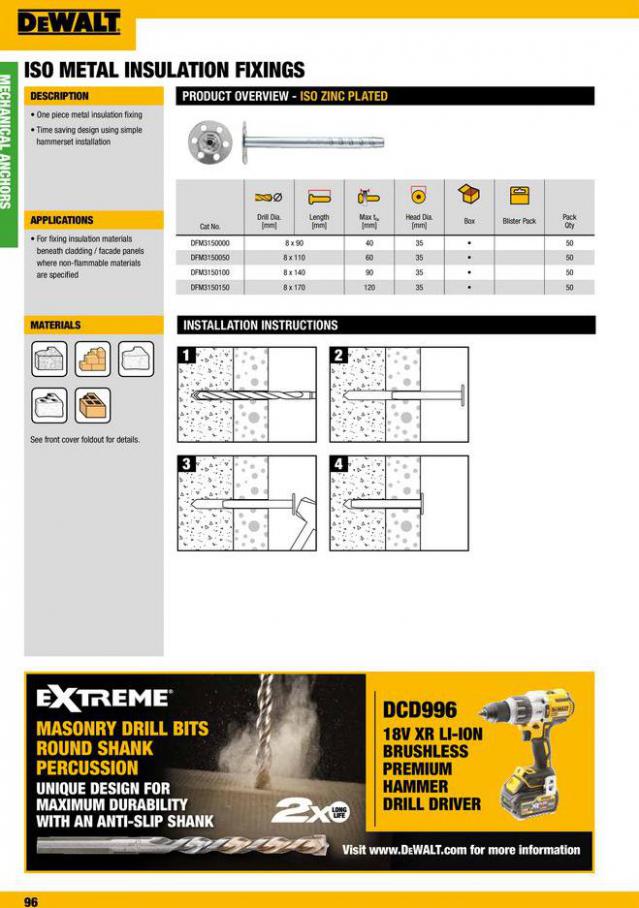 Dewalt Anchors & Fixing Systems. Page 96