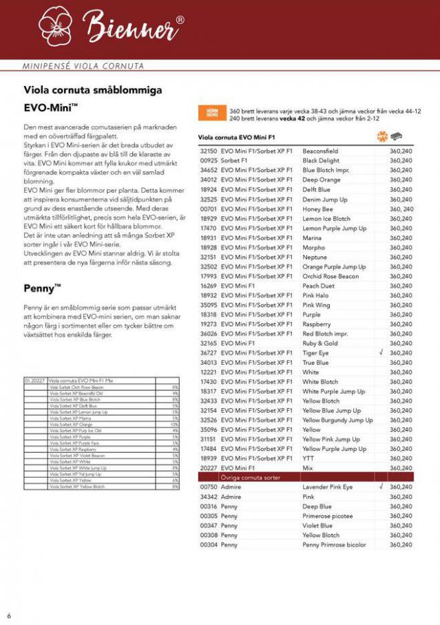  Hörnhems handelsträdgård Viola 2021 . Page 4