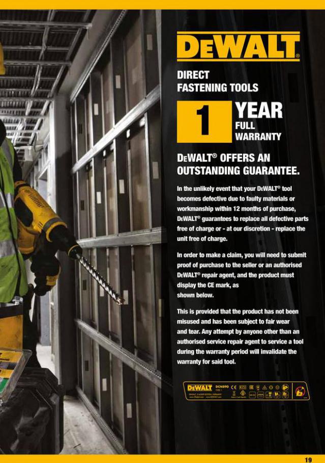 Dewalt Anchors & Fixing Systems. Page 19