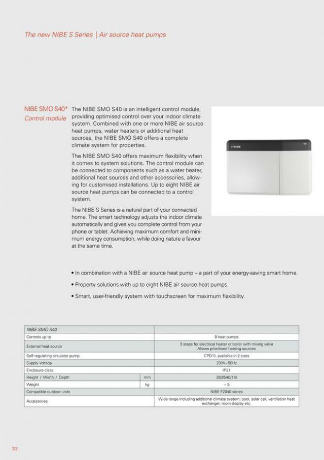NIBE S Series heat pumps. Page 32