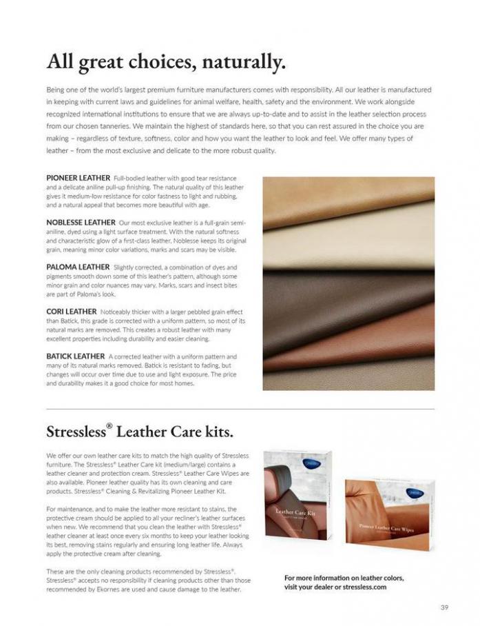 Stressless Gallery Collection. Page 39