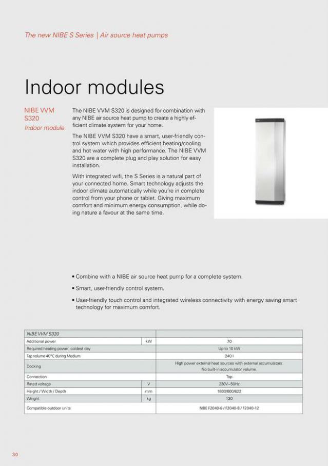 NIBE S Series heat pumps. Page 30