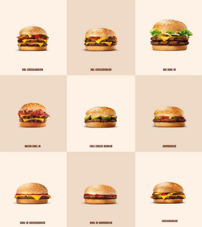 Burger King Menu. Page 5