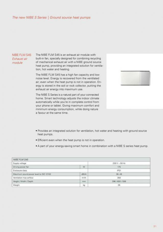 NIBE S Series heat pumps. Page 21