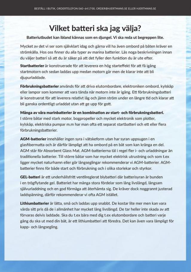 Hjertmans Erbjudande Båtbatterier. Page 2