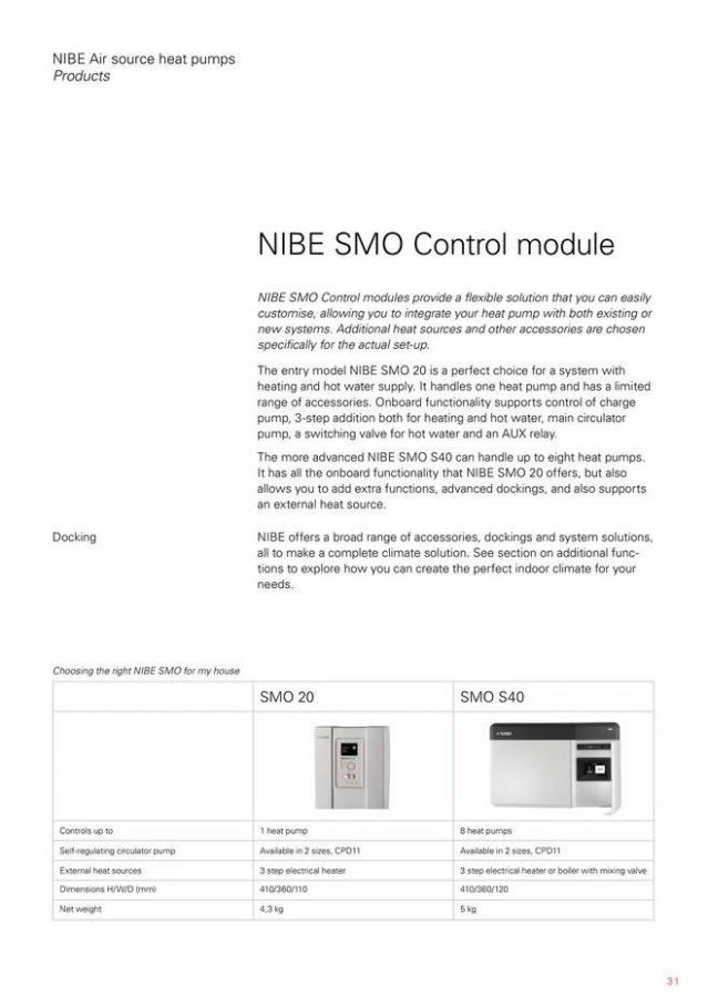 NIBE S Series heat pumps. Page 31