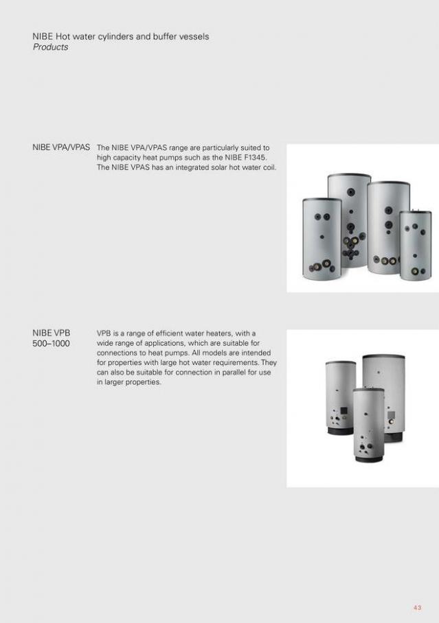 NIBE S Series heat pumps. Page 43