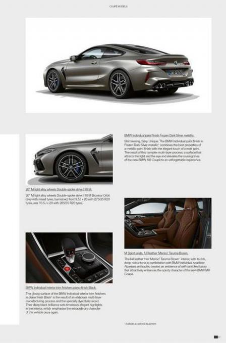 BMW M8 Coupé & Cabriolet. Page 63