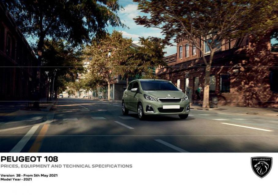 Peugeot 108 Range. Peugeot (2021-10-31-2021-10-31)