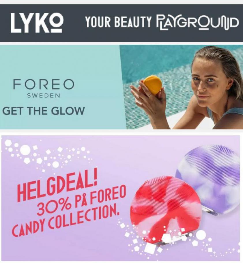 foreo 30% off 20% off. Lyko (2021-07-09-2021-07-09)