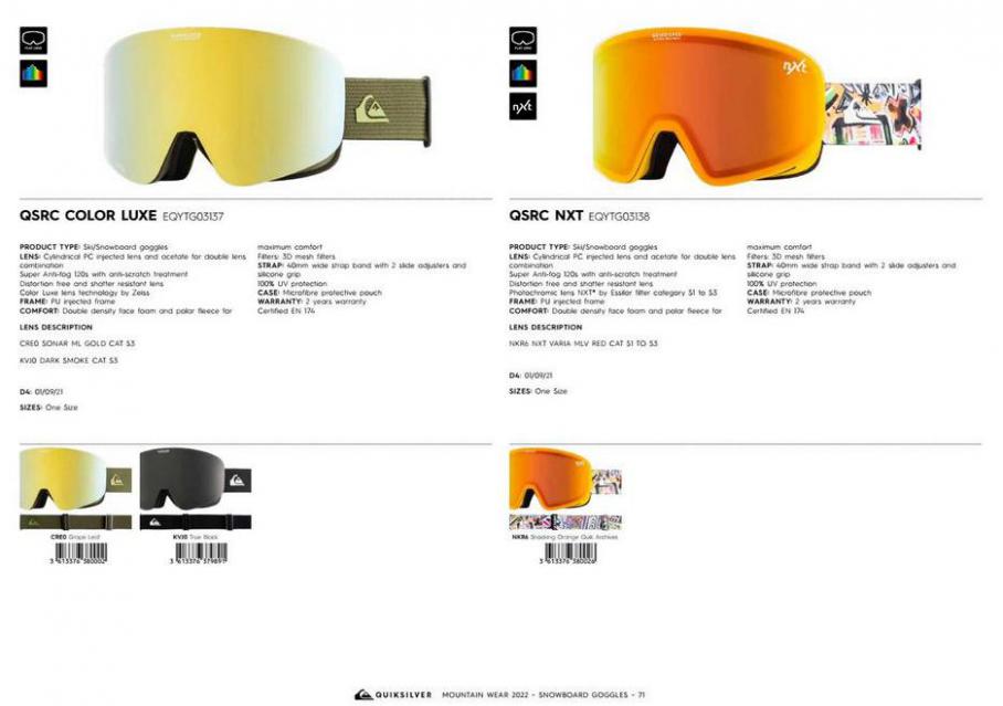 Winter 2021&2022 Goggles & Helmets. Page 11