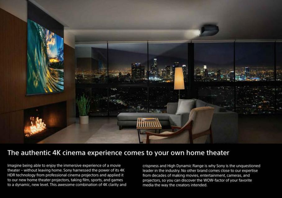 Sony Home Theater Projectors. Page 2
