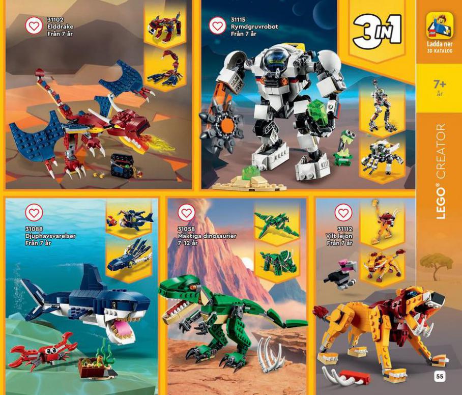 Lekextra Erbjudande Lego Juli-December 2021. Page 55