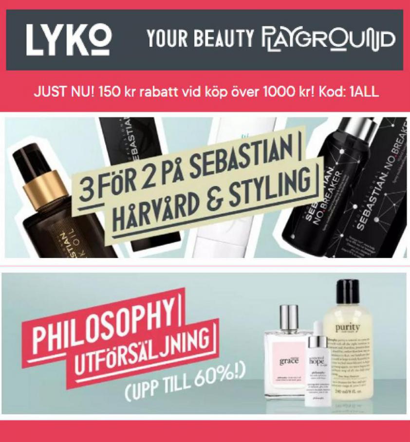 3x2 up to 60% off. Lyko (2021-07-14-2021-07-14)