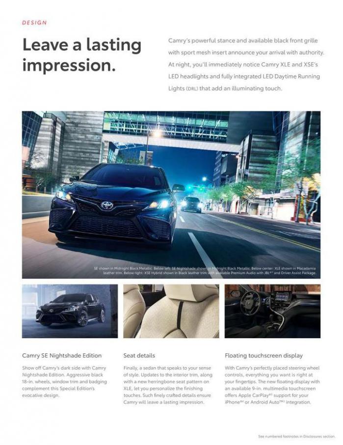 Toyota Camry. Page 5