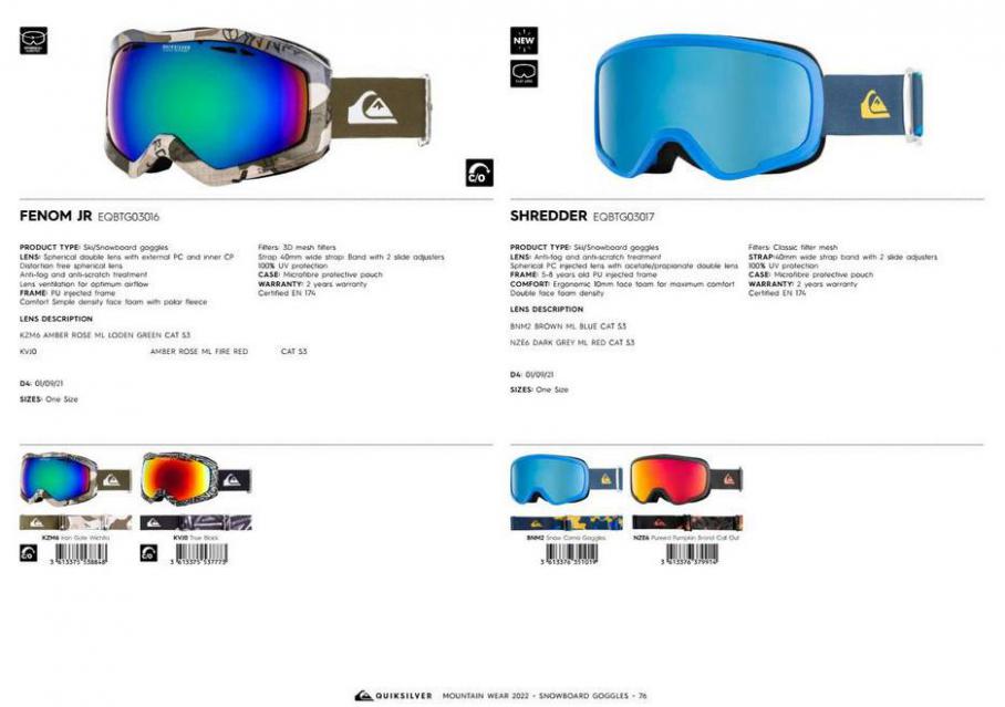Winter 2021&2022 Goggles & Helmets. Page 16