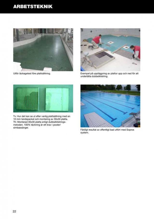 Svenska Kakel pool. Page 22