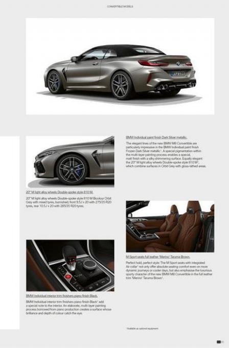 BMW M8 Coupé & Cabriolet. Page 67
