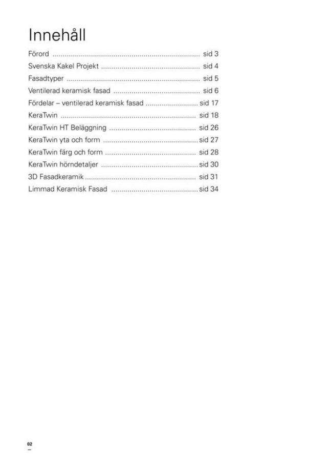 Svenska Kakel Fasadsystem. Page 2