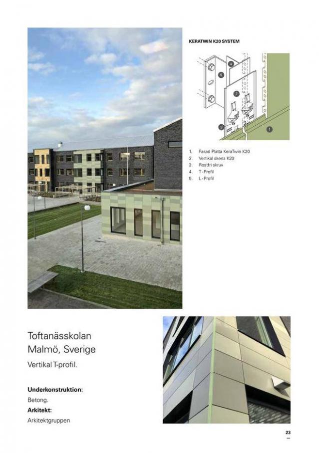 Svenska Kakel Fasadsystem. Page 23