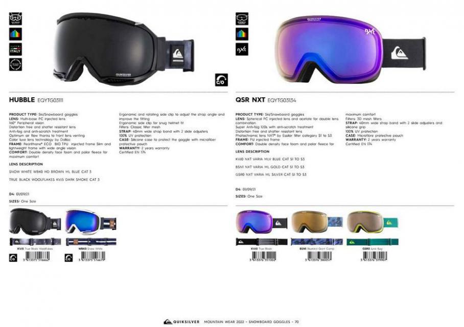Winter 2021&2022 Goggles & Helmets. Page 10