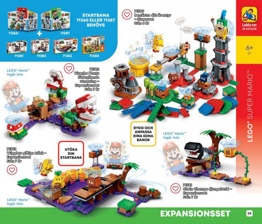 Lekextra Erbjudande Lego Juli-December 2021. Page 59