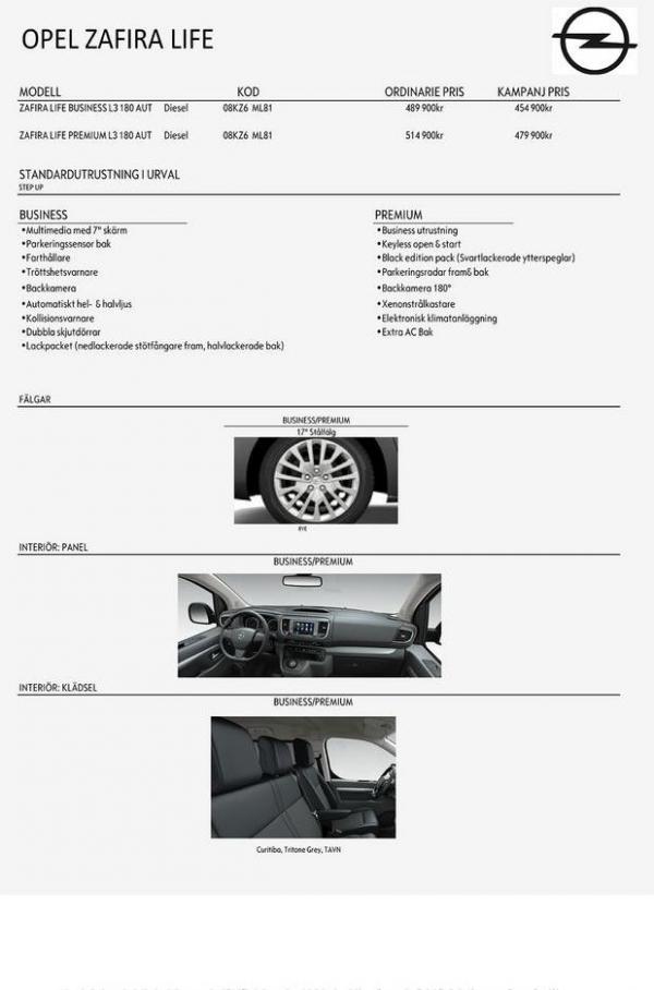 Opel Zafira. Page 2