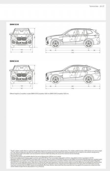 BMW X3 M & X4 M. Page 27