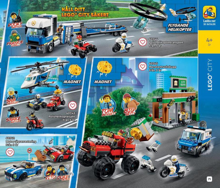 Lekextra Erbjudande Lego Juli-December 2021. Page 71