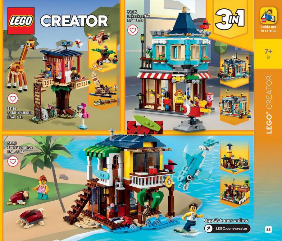 Lekextra Erbjudande Lego Juli-December 2021. Page 53