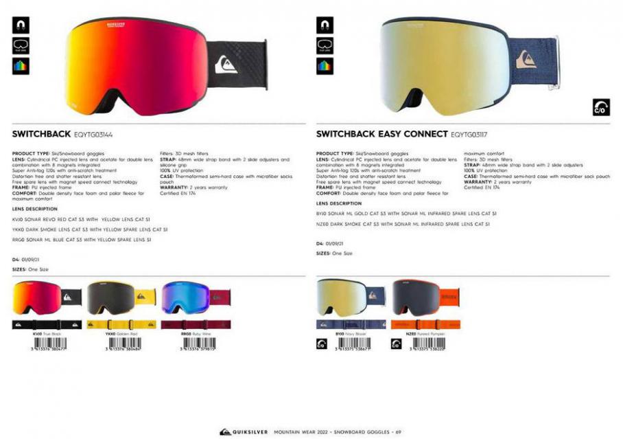 Winter 2021&2022 Goggles & Helmets. Page 9
