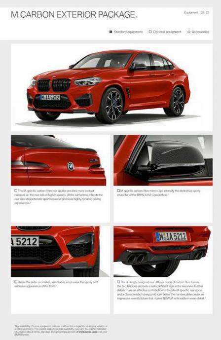 BMW X3 M & X4 M. Page 23