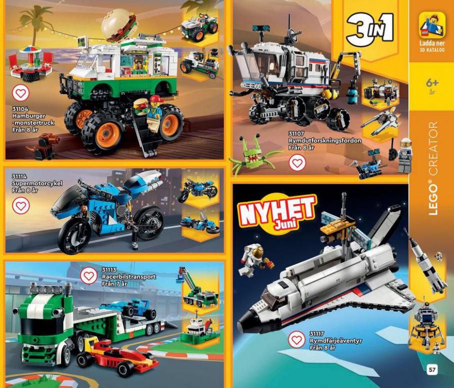 Lekextra Erbjudande Lego Juli-December 2021. Page 57