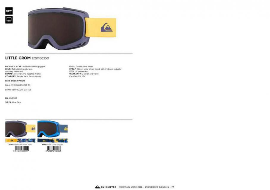 Winter 2021&2022 Goggles & Helmets. Page 17