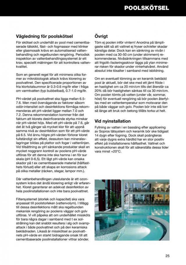 Svenska Kakel pool. Page 25