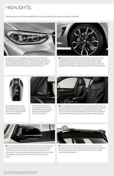 BMW X3 M & X4 M. Page 20