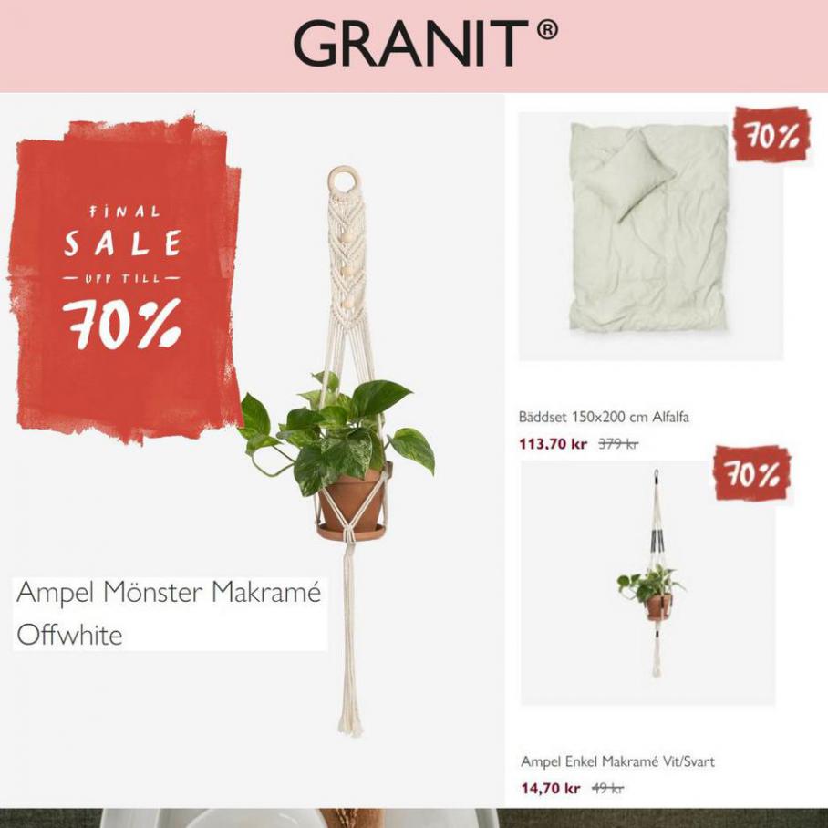 sale 70% off. Granit (2021-07-31-2021-07-31)