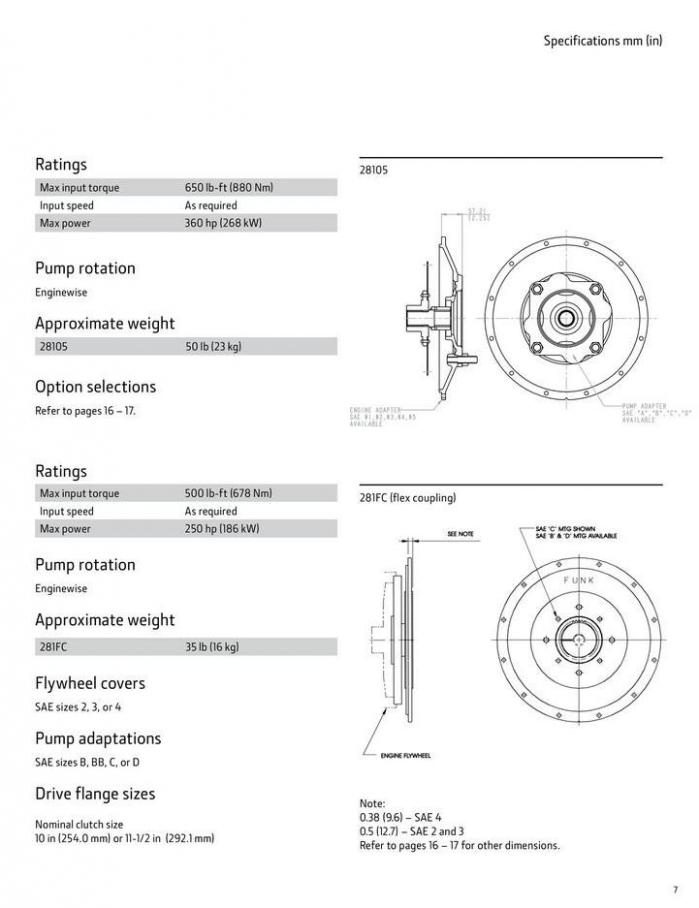Pump Drive Selection Guide. Page 7