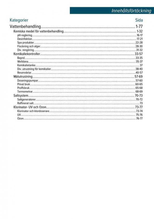 Vattenbehandling Katalog - Welldana 2021. Page 3