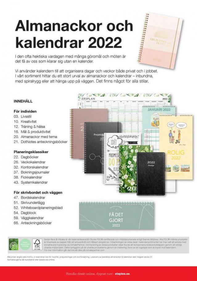 Almanackor och kalendrar 2022. Page 2
