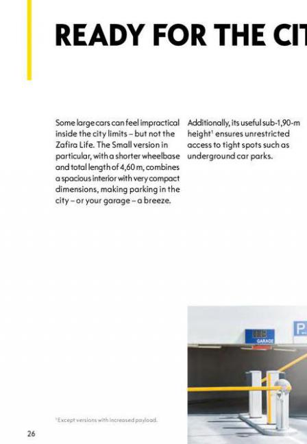 Opel Zafira Life. Page 50