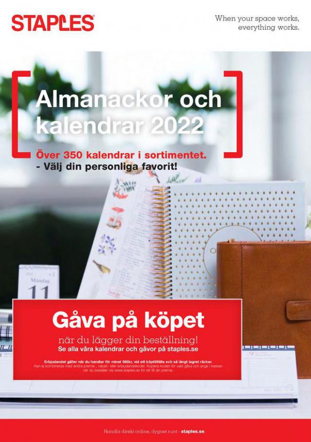 Almanackor och kalendrar 2022. Staples (2022-01-31-2022-01-31)
