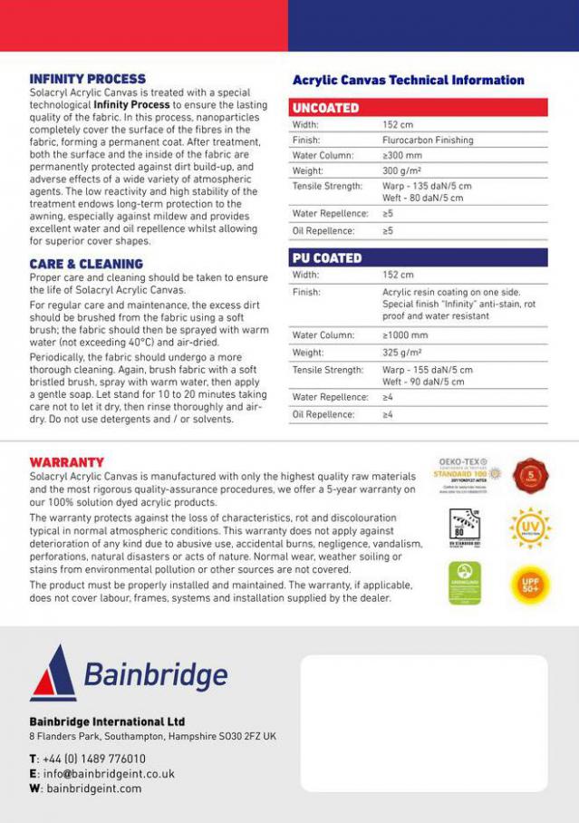 Bainbridge Solacryl 2021. Page 4