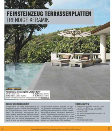 Hornbach Erbjudande Terrasse Bauen. Page 40